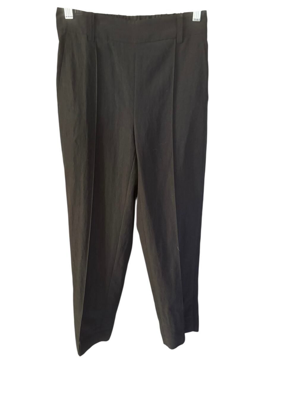 Vince Cropped Tencel Black Tapered Pants Size XS Crop
